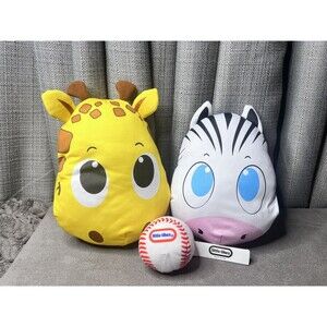 Little Tikes Catch Stick Toss Hand Game Toddler Kid Zebra Giraffe Ball Toy